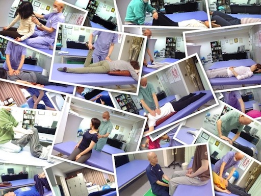 日本橋整体院での施術風景